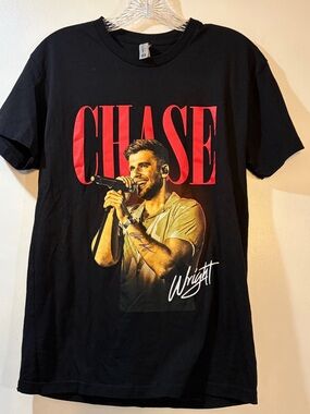 Chase Wright Black Graphic T-Shirt Next Level Adult Unisex Sz Small